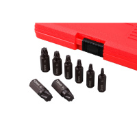 Набор экстракторов для болтов Torx и других профилей, 8 предметов (ATF-6200)