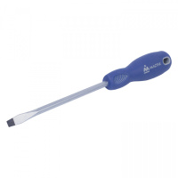 МАСТАК Отвертка шлицевая Slotted 8,0 мм, 150 мм, держатель МАСТАК 040-80150H