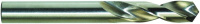 Сверло по металлу, DIN 1897, HSS-Co5, Тип N, d 1.50, золотистое, очень короткое