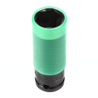 Головка торцевая ударная глубокая тонкостенная 1/2" 22 мм, особо прочная (ANS4022L-HT)