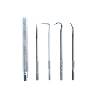 Набор мини крючков для демонтажа сальников и уплотнительных колец, 5 пр. (ATG-6113)