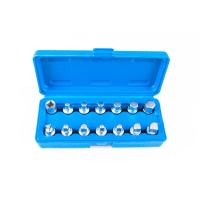Набор головок для отворачивания масляных пробок 14 пр. (ATA-0406)