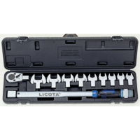 Динамометрический ключ в наборе со сменными насадками, 11пр., 40-210Нм (AQC-S001NM)