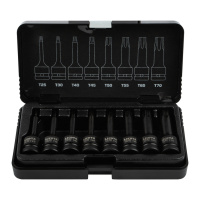 Набор торксов ударных 1/2" T25-T70 8пр. (ASA-40007)