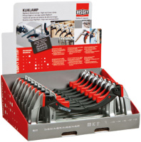 KLI-D KliKlamp Набор струбцин рычажных, дисплей, 16 пр., 2 x KLI12/4 x KLI16/6 x KLI20/4 x KLI25