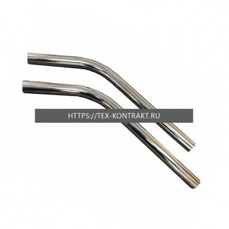 ROCKSTAR TT38SS(2) трубы изогнутые для пылесоса D38 mm, L650+650 mm нержавеющая сталь