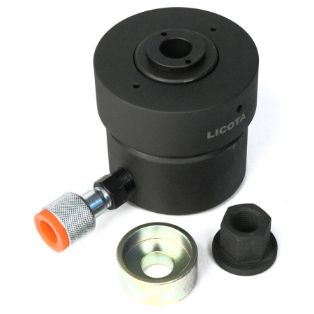 Гидравлический цилиндр 17 тонн для демонтажа форсунок с переходным адаптером и гайкой (ATA-3502-PHS)