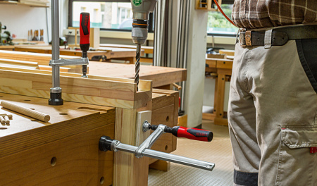 TW16AW19 Адаптер для верстака, Ø 19 мм (3/4") M x Ø 16 мм (5/8") F, для зажимов TW и TWV Ø 16 мм