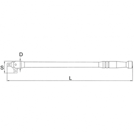 Вороток шарнирный 1/2" 425 мм (AFT-A1217)