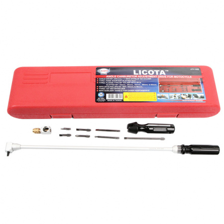 Отвёртка угловая экстрадлинная для регулировки карбюраторов мотоциклов, в наборе (ATV-1009)