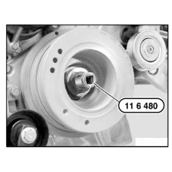 Специальный инструмент для проворачивания коленчатого вала BMW (2.5D/3.0D) (ATA-4405)