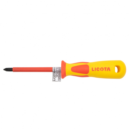 Отвертка изолированная VDE 1000V (крест) PH1, 80 мм (ASD-910801)