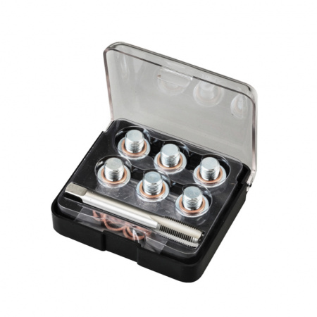 Набор для восстановления резьбы отверстия масляного поддона (картера) М13х1,5 (ATA-7600A)