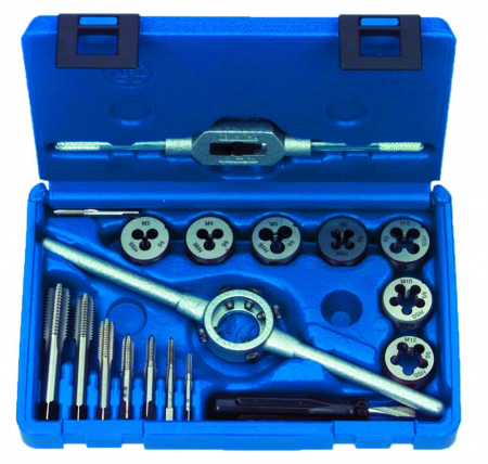 Набор резьбонарезного инструмента COMBI No KH49 HSS, 17 пр., M3-M4-M5-M6-M8-M10-M12