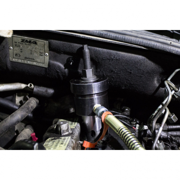 Гидравлический цилиндр 17 тонн для демонтажа форсунок с переходным адаптером и гайкой (ATA-3502-PHS)