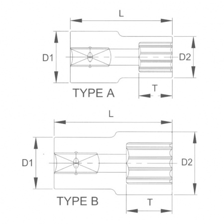 Головка торцевая super lock 3/8" 23 мм (R3023)