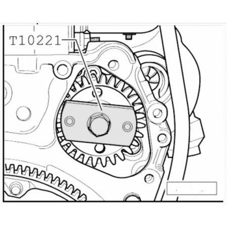 Набор приспособлений для замены водяной помпы VAG (T5 & Touareg) (ATA-0566)