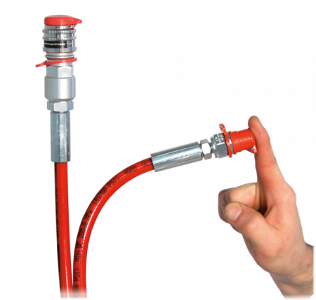 Highly flexible high-pressure twin hose (21025.002)