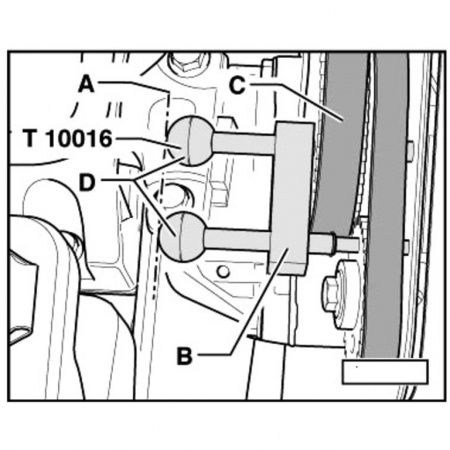 Фиксатор распредвалов VAG (ATA-0397)