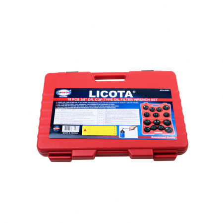 Набор чашек для съема масляных фильтров, 15 предметов (ATA-0291)