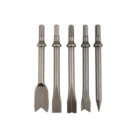 Набор зубил для пневмомолотка 5 предметов 175 мм (PH-1008H)