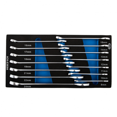 Набор ключей комбинированных 8 - 24 мм, 14 пр. EVA (ACK-E38304)