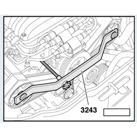 Установочная планка для валов AUDI V6 (ATA-0417)
