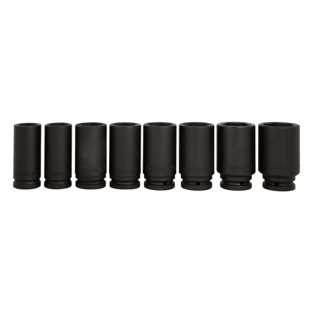 Набор ударных головок глубоких 3/4" 8пр. 24-38 мм (ASA-60007A)