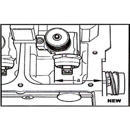 Шаблон для установки и регулировки насос форсунок VAG, VW 1.2/1.4 TDI PD (ATA-4008)