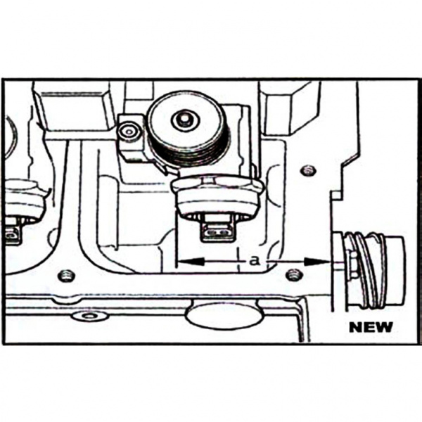 Шаблон для установки и регулировки насос форсунок VAG, VW 1.2/1.4 TDI PD (ATA-4008)