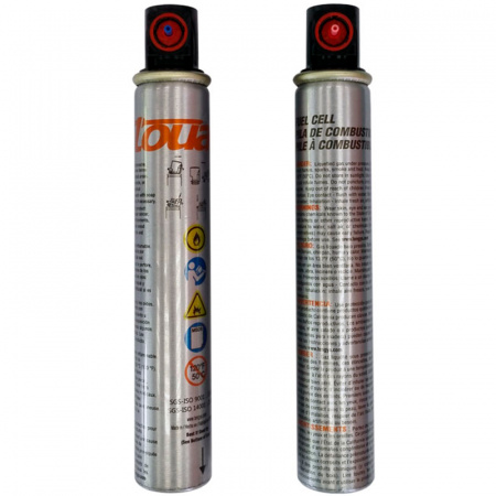 Газовый баллон Toua 165 мм с красным клапаном