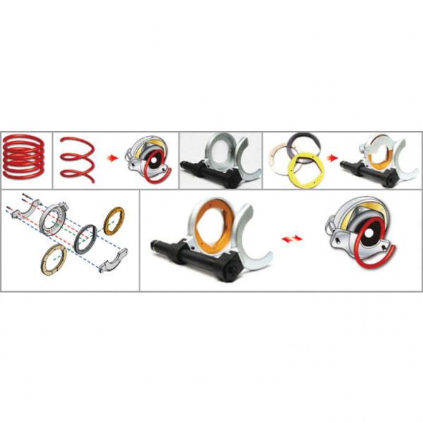 Набор оправок специальных для пружин подвески Mercedes-Benz (ATC-5004)