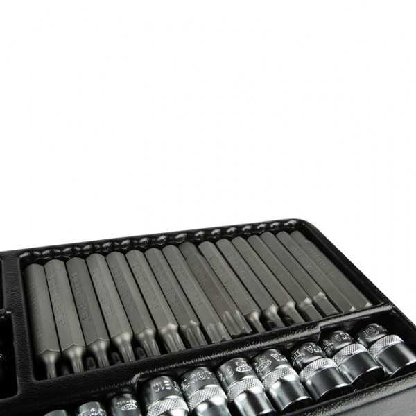 Набор вставок и головок Е-профиль 83 пр. в ложементе (ACK-384003)