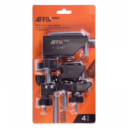 AFFIX Набор зажимов для шлангов винтовых, 4 предмета AFFIX AF10960004