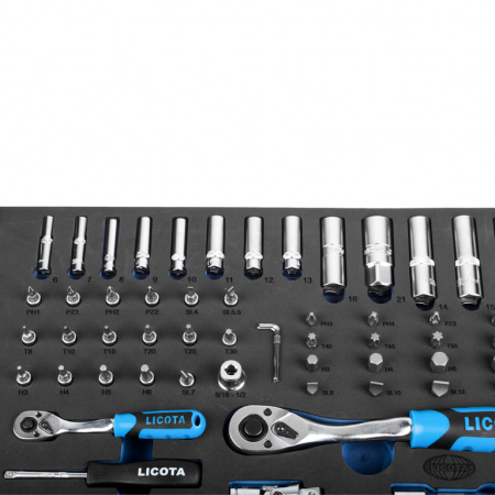 Набор инструмента 1/2" и 1/4" 94 пр. в ложементе EVA (ACK-E8010F)