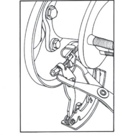 Щипцы для сжатия пружин стояночного тормоза (ATE-4024)