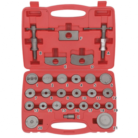 Комплект для развода поршней тормозных цилиндров (прав. и лев. резьба ) (ATE-4129)