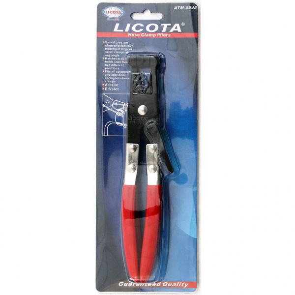 Клещи для хомутов шлангов, губки с "v" разъёмом (ATM-0048)