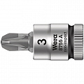 Головки торцевые 1/4" с вставкой-битой PZ - POZIDRIV