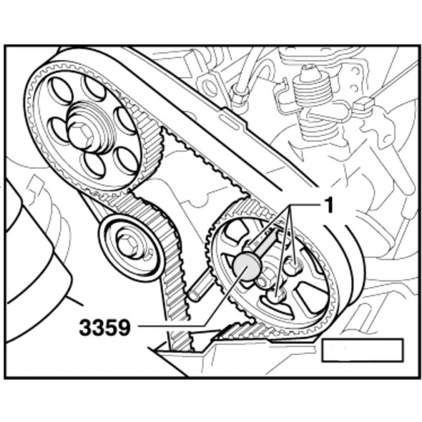 Приспособление для фиксации коленвалов VAG (ATA-0404)