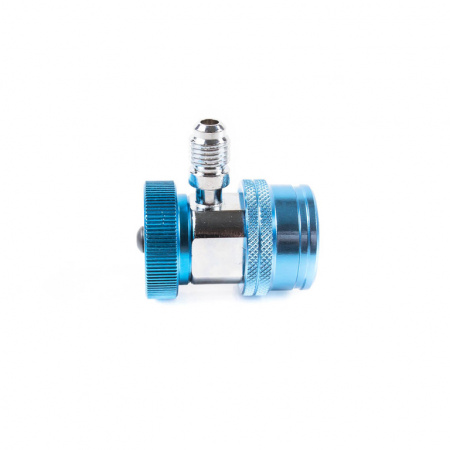 Адаптер синий 1/4" для двухвентильного манометрического коллектора (ATL-9007)