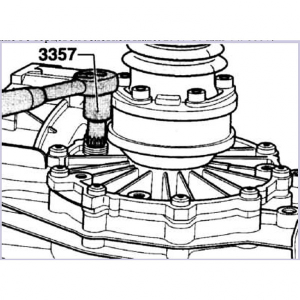 Головка для масляной пробки VW-Audi с трансмиссией ZF, М16x55 мм (ATF-5213)