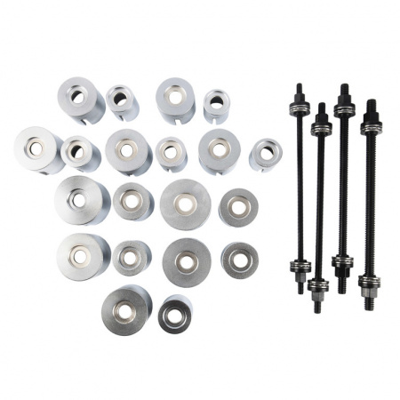 Набор оправок для выпрессовки и запрессовки сайлентблоков универсальный (ATC-2285)