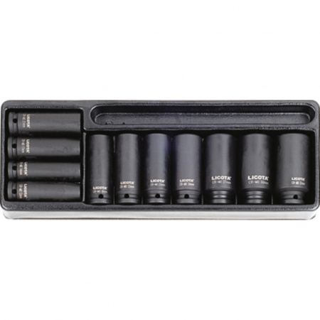 Набор ударных головок глубоких 1/2" 12 - 32 мм 11 пр. в ложементе (ACK-384023)