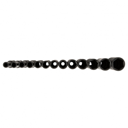 Набор ударных головок глубоких 1/2" 13пр. 10-30 мм (ASA-40011)