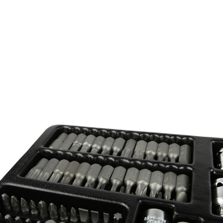 Набор вставок и головок Е-профиль 83 пр. в ложементе (ACK-384003)