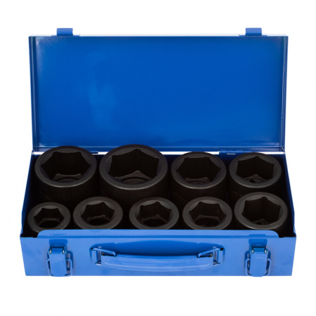 Набор ударных головок 1" 9пр. 27-50 мм (ASA-80005A)