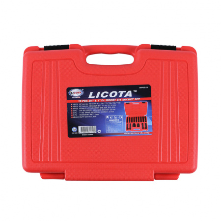 Набор бит для грузового транспорта с переходниками 3/4" и 1" 16 пр. (ATF-5219)