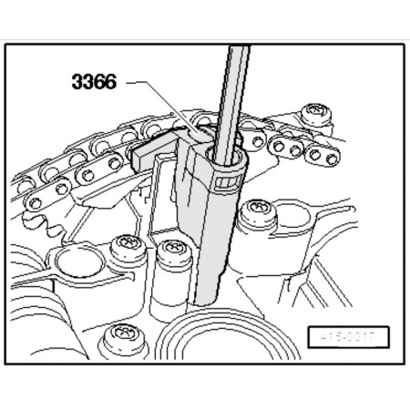 Приспособление для установки гидронатяжителя цепи VAG (ATA-0514)
