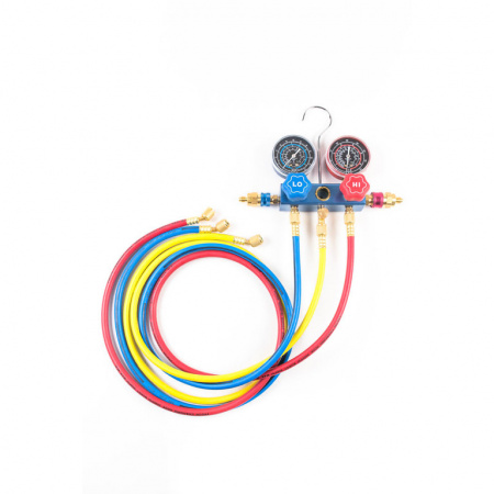 Двухвентильный манометрический коллектор R12, R134A (ATL-9025B)